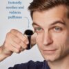 Harry's Cooling Eye Kit Bundle for Men - Gua Sha Depuffing Facial Massage Tool and Two Cooling Eye Sticks