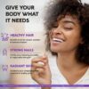 Biotin | Collagen | Keratin - Clinically Tested Supplement - Hair Growth Support, Skin & Nails - 25000 mcg Vitamins B2, B3, B6 & B7 + B1 & Hyaluronic Acid - Made in USA - Women & Men | 60 Capsules