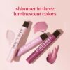 Burt's Bees Lip Shimmer Pink Collection, Mothers Day Gifts, Tinted Lip Balm Stick, Moisturizing for All Day Hydration with Natural Glowy Pigmented Finish & Buildable Color, 3 Tubes x 0.09 Oz