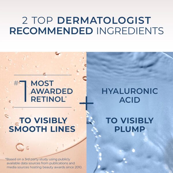 RoC Retinol Correxion Max Daily Hydration Anti-Aging Face Moisturizer with Hyaluronic Acid, Oil Free Skin Care Cream for Fine Lines, Dark Spots, Post-Acne Scars, 1.7 Ounces (Packaging May Vary)