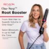 REVLON One-Step Hair Dryer and Styler - Root Booster Round Brush for Styling, Dryer Brush for Fast and Easy Salon-Quality Blowout, More Shine and Less Frizz (1-1/2 in)