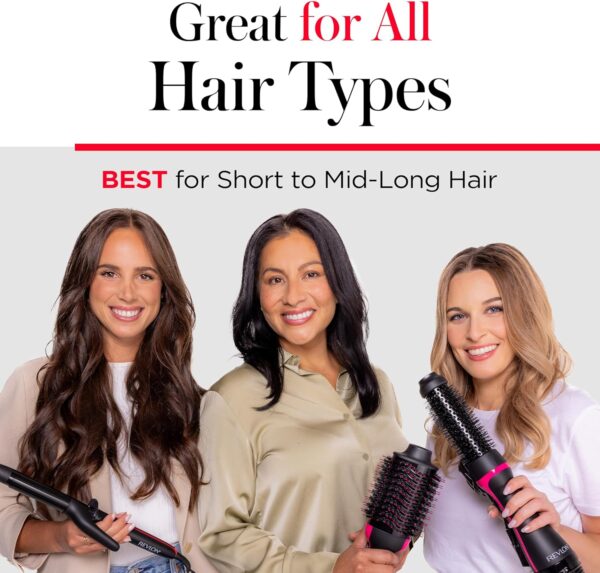 REVLON One Step Volumizer Plus Hair Dryer and Styler | More Volume, Less Damage, and More Styling Control for Easy and Fast Salon-Style Blowouts, Plus Travel Friendly (Mint)