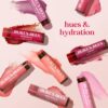 Burt's Bees Lip Tint Balm with Long Lasting 2 in 1 Duo Tinted Balm Formula, Color Infused with Deeply Hydrating Shea Butter for a Natural Looking Buildable Finish, Fiery Red Dahlia (2-Pack)