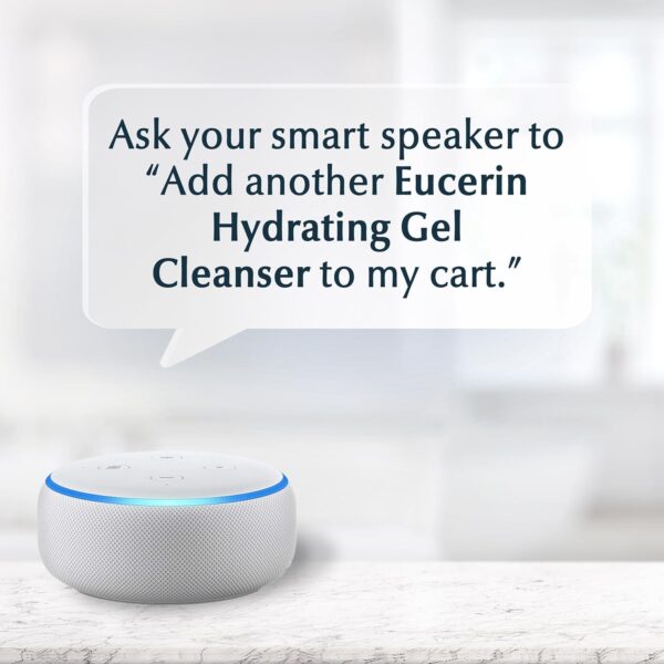 Eucerin Face Gentle Cleansing Hydrating Cleansing Gel, Daily Face Wash and Makeup Remover with Hyaluronic Acid, 13.5 Fl Oz Bottle