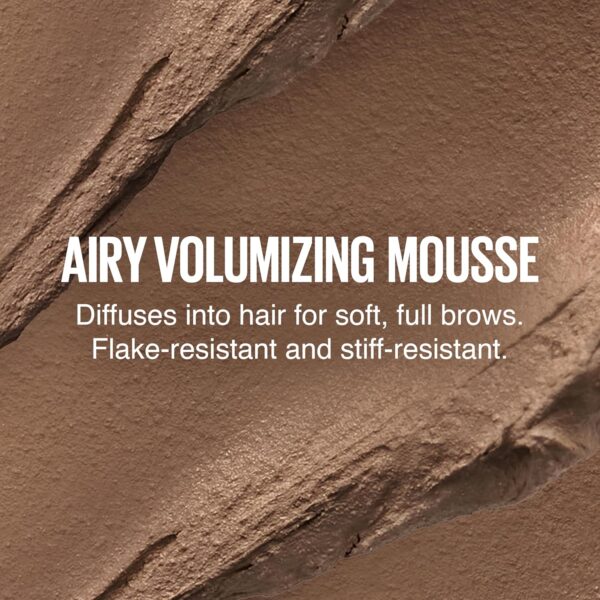 Maybelline Superfluff Volumizing Brow Mousse, All Day Tinted Brow Gel For Soft Full Brows, Black Brown, 1 Count