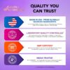 Biotin | Collagen | Keratin - Clinically Tested Supplement - Hair Growth Support, Skin & Nails - 25000 mcg Vitamins B2, B3, B6 & B7 + B1 & Hyaluronic Acid - Made in USA - Women & Men | 60 Capsules