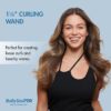 BaBylissPRO Nano Titanium Professional Curling Wand For All Hair Types, Reaches 430 Degrees For Long Lasting Curls