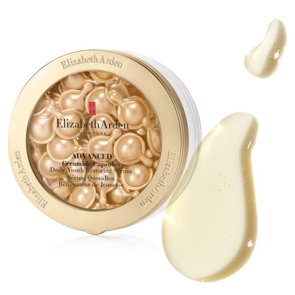 Elizabeth Arden Advanced Ceramide Face Serum Capsules, Anti-Aging Skincare, Fragrance-Free Hydrating Formula for Radiant, Firm Skin, Nourishing and Strengthening