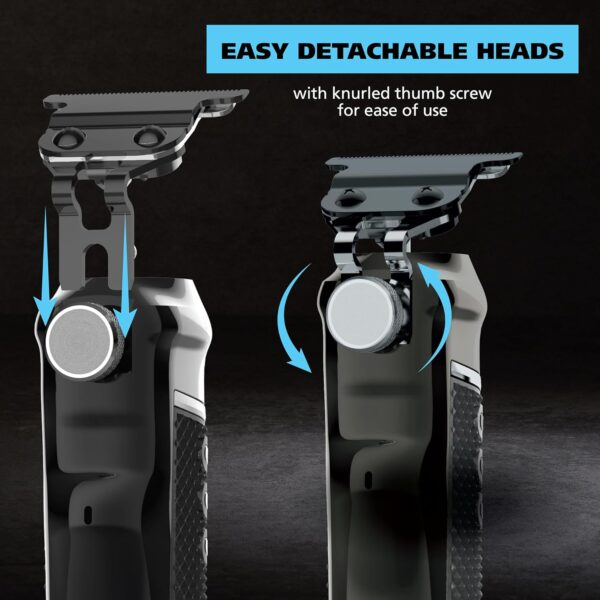 Wahl USA Pro Series High Visibility Skeleton Style Trimmer, Lithium-Ion Cordless USB Rechargeable All in One Shaving & Close Cutting Beard Trimmer for Men with Near Zero Gap Blade – 3026018