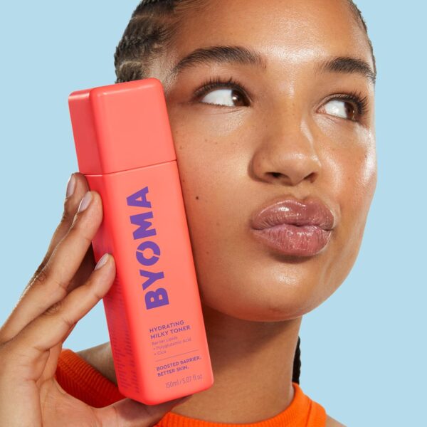 BYOMA Hydrating Milky Toner - Dewy, Ultra Hydrating Toner for Face - Soothes Skin, Locks in Moisture, Reduces Redness - Barrier Repair - 5.07 fl oz