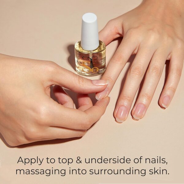 CND SolarOil Cuticle Oil, Blend Of Jojoba, Vitamin E, Rice Bran & Sweet Almond Oils, Moisturizes & Conditions