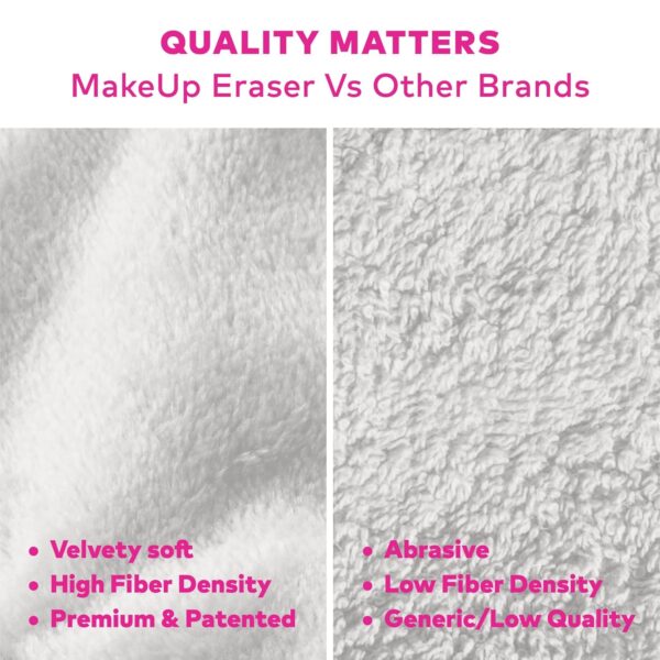 Makeup Eraser The Original, 7-Day Set, Erase All Makeup with Just Water, Including Waterproof Mascara, Eyeliner, Foundation, Lipstick, Sunscreen, and More!