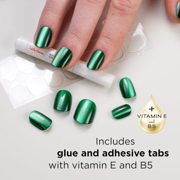 Sally Hansen Salon Effects Perfect Press-On Nails, Out of This Pearl, Press On Nails, Easy to Apply, Nail Glue & Adhesive Tabs Included