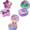 Polly Pocket Collector Dolls & Compact Playset, Heritage Ring Box 3 Pack, Keepsake Collection Jewelry Case