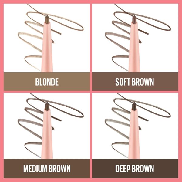 Maybelline Total Temptation Eyebrow Definer Pencil, Medium Brown, 1 Count
