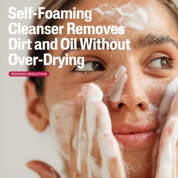 Cetaphil Redness Relieving Foaming Face Wash For Sensitive Skin, 8 Fl Oz, Gently Cleanses & Calms Sensitive Skin Without Over Drying, (Packaging May Vary)