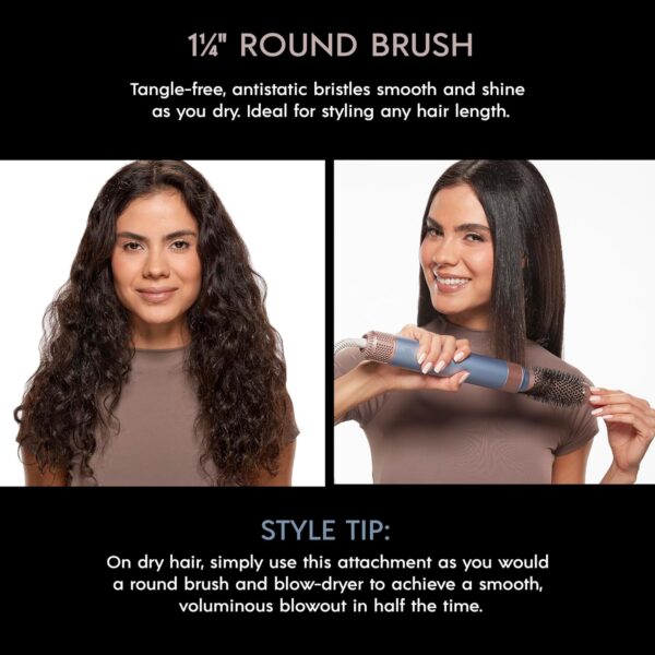 INFINITIPRO by CONAIR DigitalAIRE Multi Hair Styler, Air Styling System for Curls, Waves, Blowouts & Volume, 4 Attachments to Personalize Your Look Plus Storage Bag, Light Blue