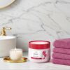 Dove Cherry & Chia Body Scrub Exfoliates and Deeply Nourishes for Smooth, Radiant Skin 15oz