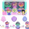Polly Pocket Collector Dolls & Compact Playset, Heritage Ring Box 3 Pack, Keepsake Collection Jewelry Case