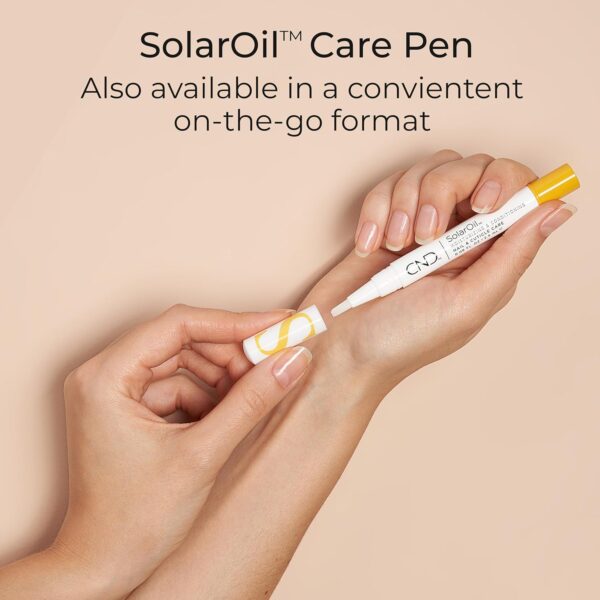 CND SolarOil Cuticle Oil, Blend Of Jojoba, Vitamin E, Rice Bran & Sweet Almond Oils, Moisturizes & Conditions