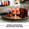 Wild Willies 10-Piece Manicure & Pedicure Kit - Multifunctional Mens Grooming Kit - Includes Nail Clippers, Scissors, Tweezers, Files - Compact Travel Manicure Set for Men & Women - All-in-One Case