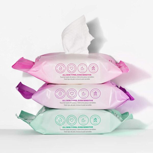 Almay Makeup Remover Cleansing Towelettes, Biodegradable Micellar Water Wipes for Sensitive Skin, Hypoallergenic, Cruelty- & Fragrance-Free, 25 Count
