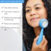 81fzSkV-FBL._SL1500_.jpg PMD Beauty Facial Cleansing Brush - Smart Silicone Brush with Blue Light Treatment - SonicGlow Vibration - Waterproof Device for Acne