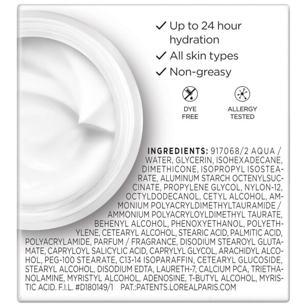 L'Oreal Paris Wrinkle Expert 55+ Anti-Aging Face Moisturizer with Calcium, Non-Greasy, Suitable for Sensitive Skin 1.7 fl. oz