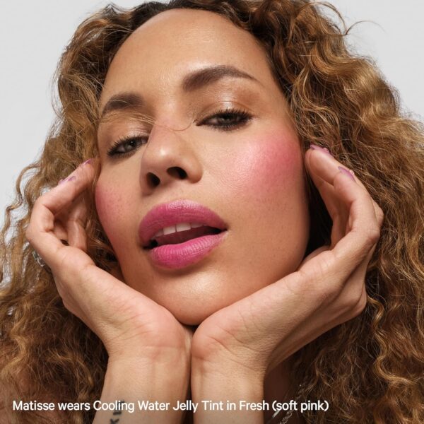 Milk Makeup Cooling Water Jelly Tint – Sheer Lip + Cheek Stain with Vegan Collagen, Seawater + Aloe – Hydrating, Long-Lasting, Buildable Lip Tint + Blush