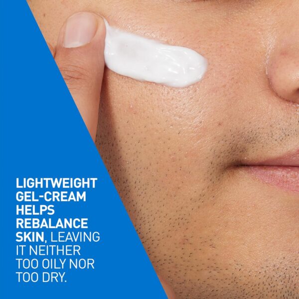 CeraVe Oil Control Moisturizing Gel-Cream, Face Moisturizer for Oily Skin, Niacinamide, Hyaluronic Acid & Oil Absorbing Technology To Rebalance Oily Skin, Non-Comedogenic, Fragrance Free & Oil-Free