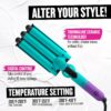 Bed Head Wave Affair Jumbo 3 Barrel Hair Waver | Quick Styling, Serious Hold, & Less Heat Damage | Heat Protectant Glove Included for Easy, Custom Styling