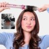 Wavytalk Thermal Brush, Wavytalk Heatwave Pro 1.5" Ionic Thermal Brush with Bilateral Ionic Outlet for Less Damage, One-Step Shiny Blowout Look, Pink