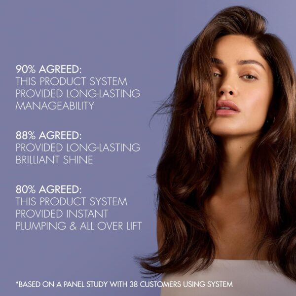 Nexxus Hy-Volume Weightless Lift Cloud Foam Treatment for Flat & Limp Hair, 48 Hours Volume, ProteinFusion with Collagen & Hyaluronic Acid, 5.5 fl oz