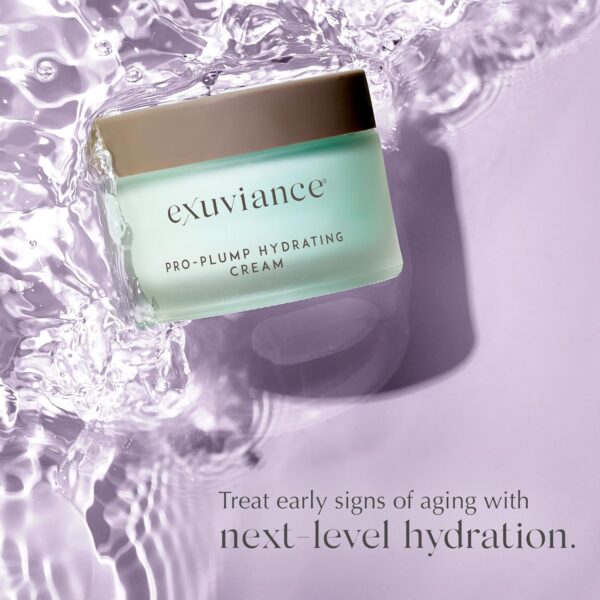 EXUVIANCE Pro-Plump Hydrating Cream, Firming and Hydrating Anti Aging Moisturizer, for Fine Lines and Wrinkles, with Hyaluronic Acid and Peptide Complex, 1.6 oz