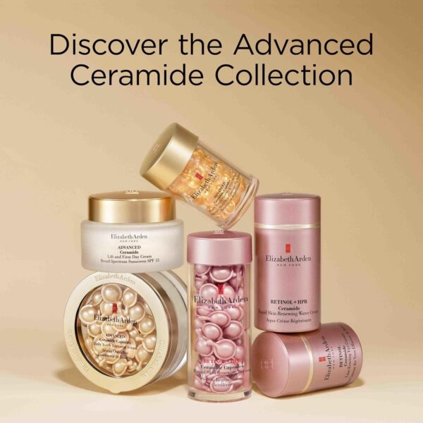 Elizabeth Arden Advanced Ceramide Face Serum Capsules, Anti-Aging Skincare, Fragrance-Free Hydrating Formula for Radiant, Firm Skin, Nourishing and Strengthening
