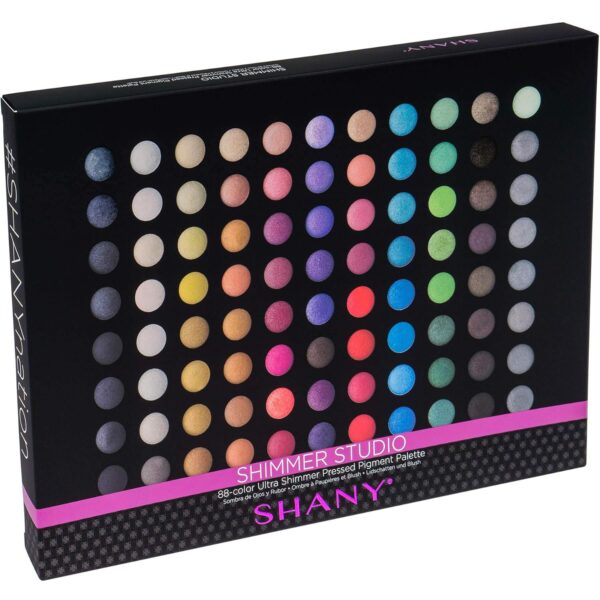 SHANY SHIMMER STUDIO Eye shadow Palette, Matte,Shimmer and Metallic Eye Makeup, Studio Colors for Smoky Eyes and Natural Look
