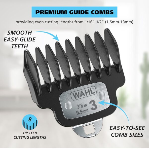 Wahl USA Pro Series High Visibility Skeleton Style Trimmer, Lithium-Ion Cordless USB Rechargeable All in One Shaving & Close Cutting Beard Trimmer for Men with Near Zero Gap Blade – 3026018
