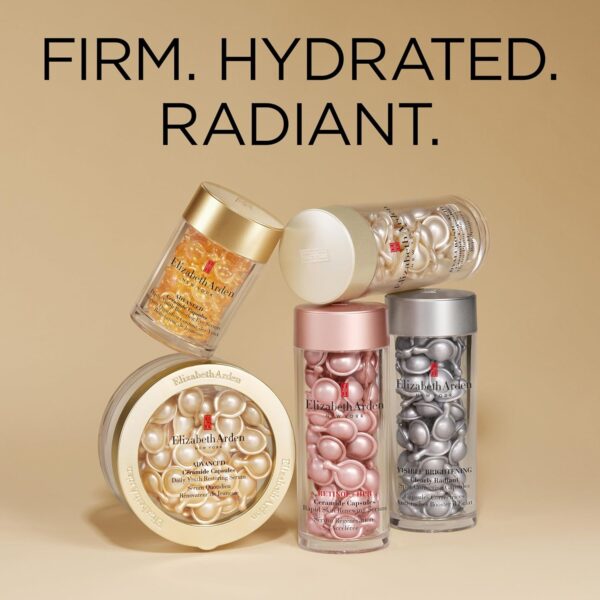 Elizabeth Arden Advanced Ceramide Face Serum Capsules, Anti-Aging Skincare, Fragrance-Free Hydrating Formula for Radiant, Firm Skin, Nourishing and Strengthening