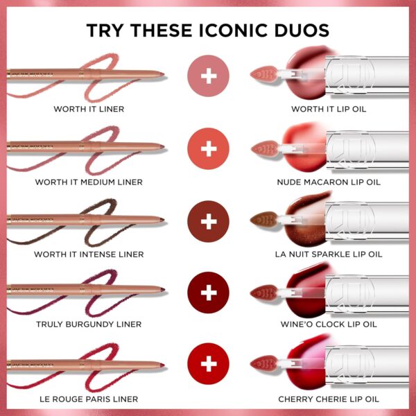 L'Oreal Paris Plump Ambition Hyaluron Lip Oil, 24 HR Lip Gloss with Hyaluronic Acid, Volumizing Formula with Glass-Like Shine, La Nuit Sparkle, 0.16 Fl Oz