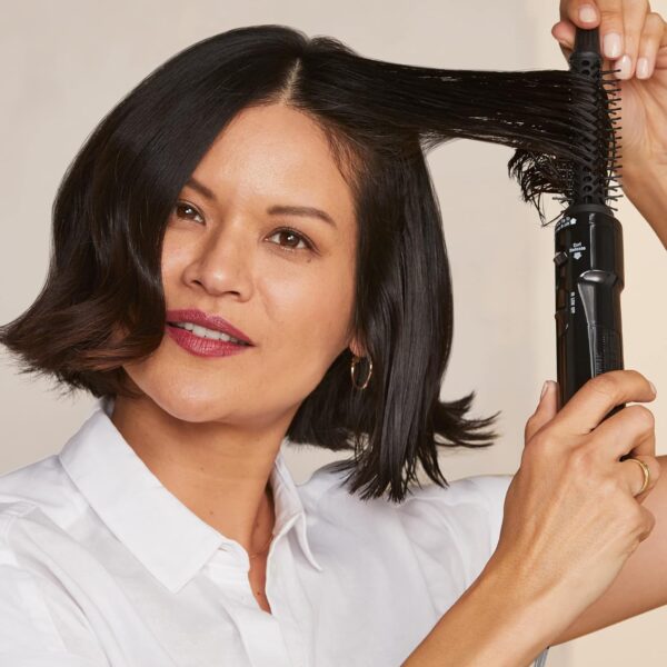 Hot Tools Pro Artist Hot Air Styling Brush | Style, Curl and Touch Ups (3/4”), Black