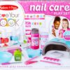 Melissa & Doug Love Your Look Pretend Nail Care Play Set – 20 Pieces for Mess-Free Play Mani-Pedis (DOES NOT CONTAIN REAL COSMETICS) , Pink