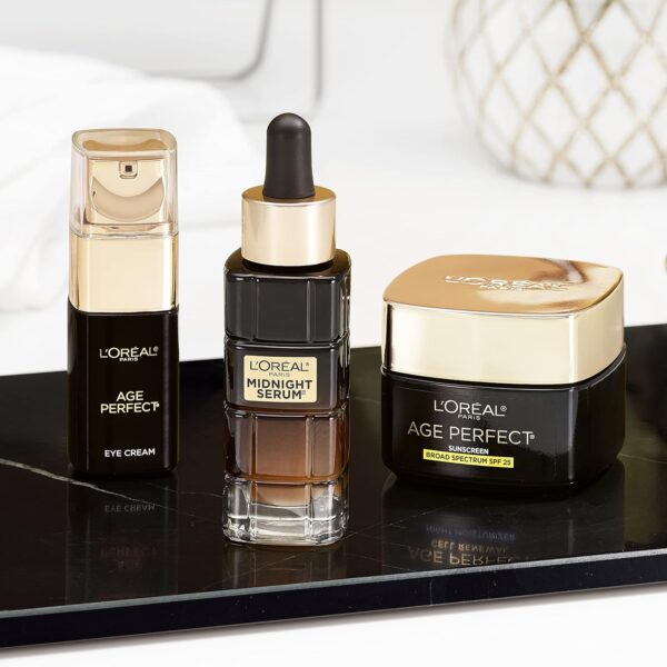L'Oreal Paris Age Perfect Anti-Aging Under Eye Cream, Vitamin E, Antioxidants, Reduces Dark Circles, Puffiness, Age Perfect Cell Renewal, sensitive skin, Dermatologist Tested, Paraben Free, 1.7 fl oz