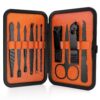 Wild Willies 10-Piece Manicure & Pedicure Kit - Multifunctional Mens Grooming Kit - Includes Nail Clippers, Scissors, Tweezers, Files - Compact Travel Manicure Set for Men & Women - All-in-One Case