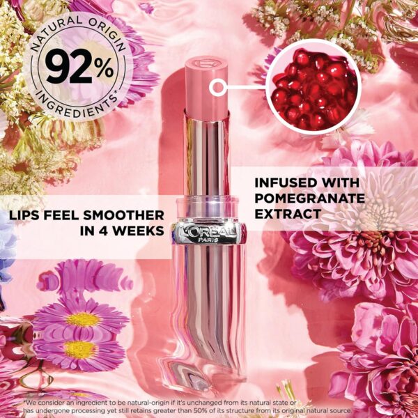 L'Oreal Paris Glow Paradise Hydrating Balm-in-Lipstick with Pomegranate Extract, Mulberry Bliss, 0.1 Oz