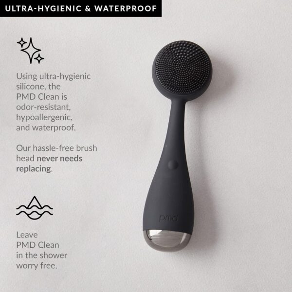 PMD Clean - Smart Facial Cleansing Device with Silicone Brush & Anti-Aging Massager