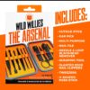Wild Willies 10-Piece Manicure & Pedicure Kit - Multifunctional Mens Grooming Kit - Includes Nail Clippers, Scissors, Tweezers, Files - Compact Travel Manicure Set for Men & Women - All-in-One Case