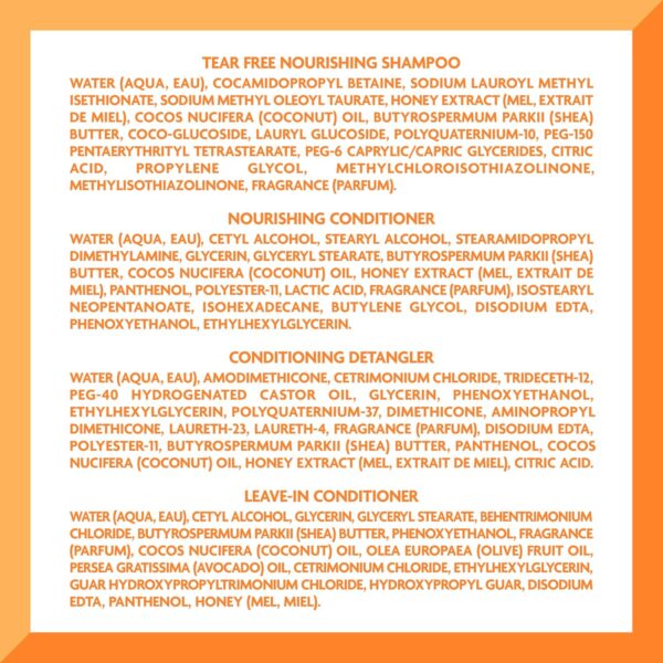 Cantu Care for Kids Haircare Regimen Set with Large Size Shampoo + Conditioner + Detangler + Leave-In Conditioner (Pack of 4)