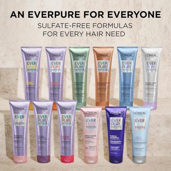 L'Oreal Paris Sulfate Free Moisture 21-in-1 Leave-In Conditioner for Dry Hair, EverPure, 6.7 fl oz