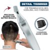 Wahl Men’s Nose Hair Trimmer, for Eyebrows, Neckline, Nose & Ear Hair, Precision Detail Trimming with Interchangeable Heads, Battery Included - Model 5545-400