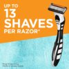 BIC Flex 5 Refillable Men's Razor, Father's Day Gift Set with 5 Blade Razors, 1 Handle and 7 Cartridges for Smooth Shaving